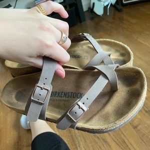 Size 7 Birkenstocks. Worn but like new.